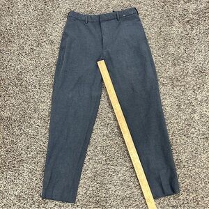 Uniqlo Men's Classic Gray Ankle Pants Inner Drawstring